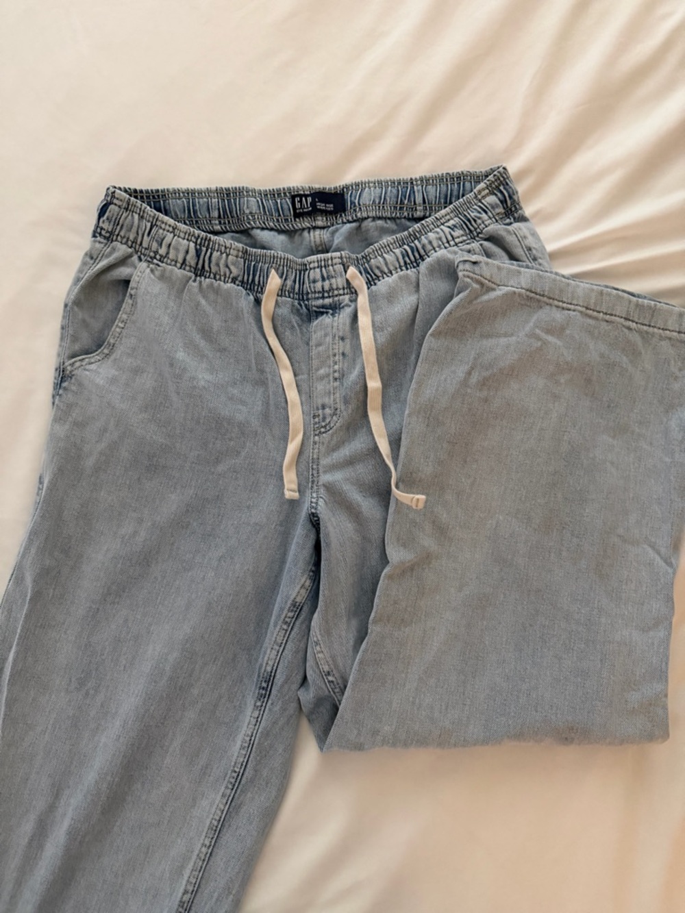 GAP Light Blue Denim Jogger Pants
